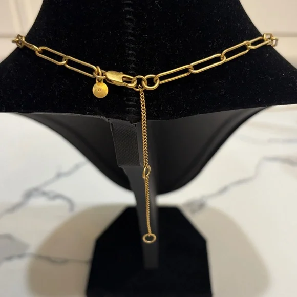 Madewell paperclip necklace - Picture 2 of 3